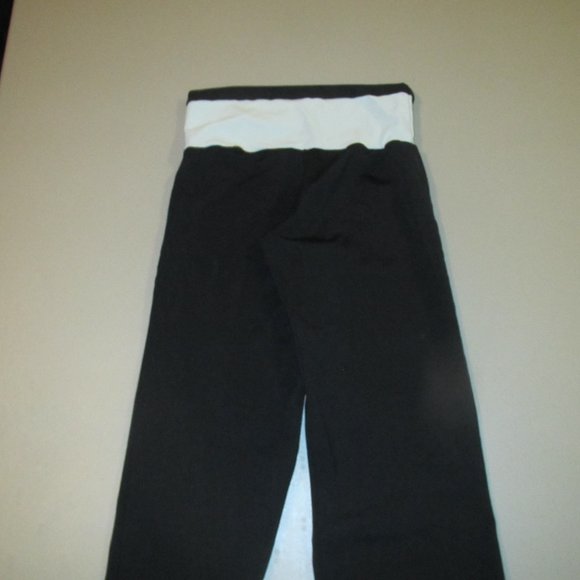 Black So Danca Dance Capris Size Medium - Picture 4 of 6